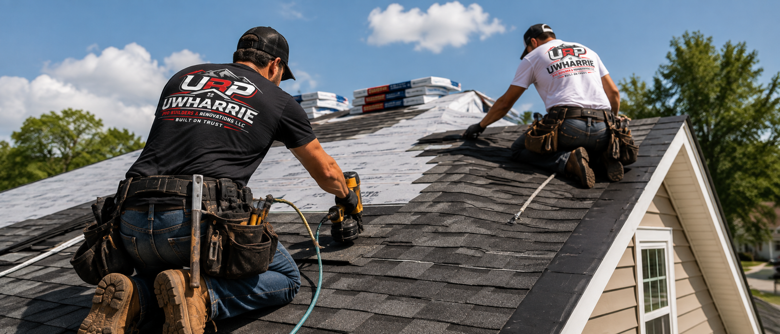 Roofing and siding work